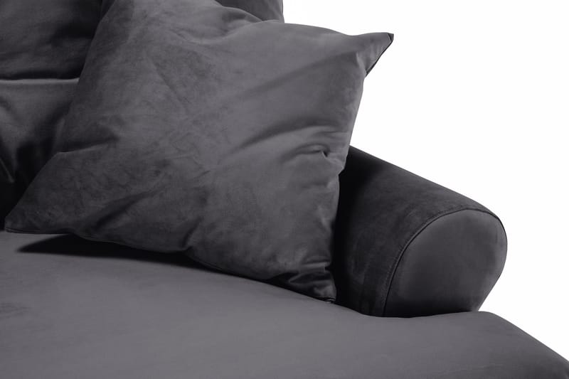 Andrew 2-sits Sammetssoffa - Mörkgrå - Products - Möbler - Soffa - 2 sits soffa