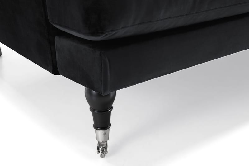 Andrew 2-sits Sammetssoffa - Svart - Products - Möbler - Soffa - 2 sits soffa
