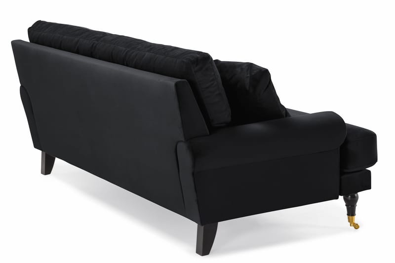 Andrew 2-sits Sammetssoffa - Svart - Products - Möbler - Soffa - 2 sits soffa