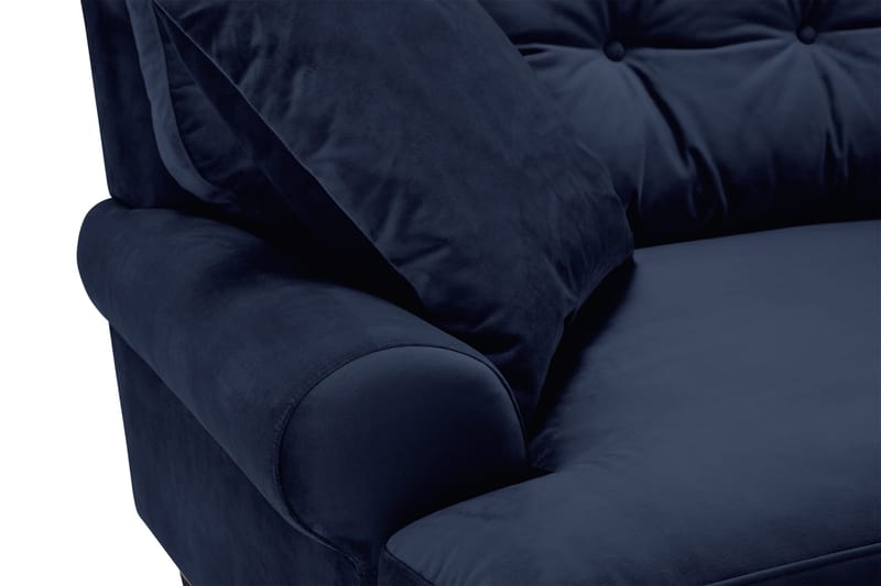 Andrew 3-sits Sammetssoffa - Blå - Products - Möbler - Soffa - 3 sits soffa