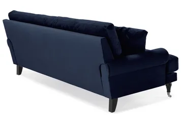Andrew 3-sits Sammetssoffa - Blå - Products - Möbler - Soffa - 3 sits soffa