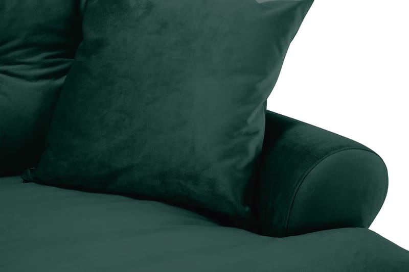 Andrew 3-sits Sammetssoffa - Grön - Products - Möbler - Soffa - 3 sits soffa