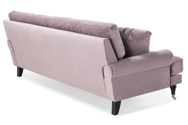 Andrew 3-sits Sammetssoffa - Lila - Products - Möbler - Soffa - 3 sits soffa