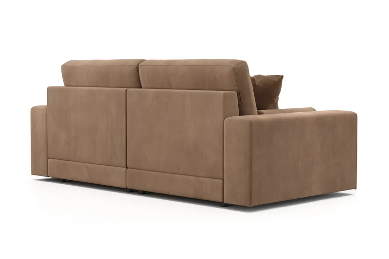 Arken Lyx 3-sits Djup Soffa i Manchester - Brun - Products - Möbler - Soffa - 3 sits soffa