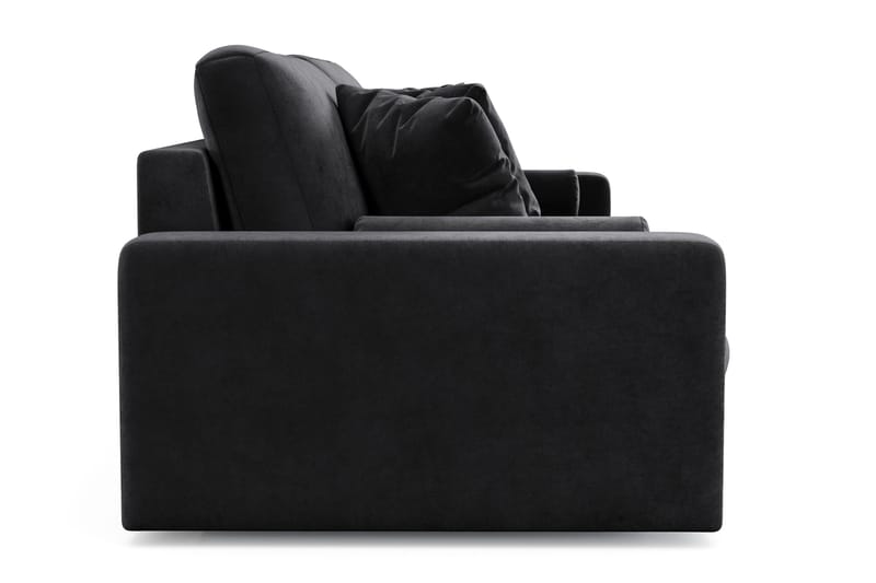 Arken Lyx 4-sits Djup Sammetssoffa - Svart - Products - Möbler - Soffa - Sammetssoffa