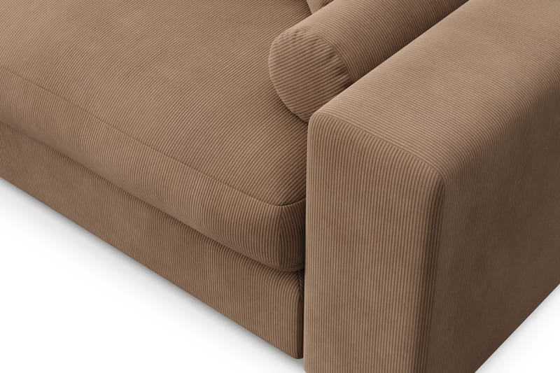 Arken Lyx 5-sits Vändbar L-formad Djup Divansoffa i Manchester - Brun - Products - Möbler - Soffa - Divansoffa & schäslongsoffa