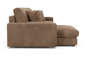 Arken Lyx 5-sits Vändbar L-formad Djup Divansoffa i Manchester - Brun - Products - Möbler - Soffa - Divansoffa & schäslongsoffa