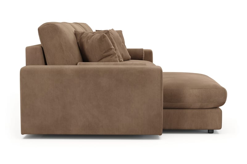 Arken Lyx 5-sits Vändbar L-formad Djup Divansoffa i Manchester - Brun - Products - Möbler - Soffa - Divansoffa & schäslongsoffa