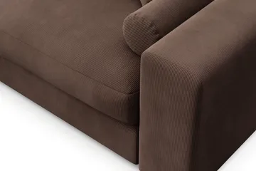 Arken Lyx 5-sits Vändbar L-formad Djup Divansoffa i Manchester - Brun - Products - Möbler - Soffa - Divansoffa & schäslongsoffa