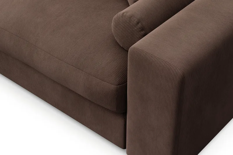 Arken Lyx 5-sits Vändbar L-formad Djup Divansoffa i Manchester - Brun - Products - Möbler - Soffa - Divansoffa & schäslongsoffa
