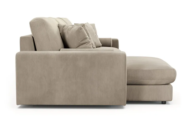 Arken Lyx 5-sits Vändbar L-formad Djup Divansoffa i Manchester - Greige - Products - Möbler - Soffa - Divansoffa & schäslongsoffa