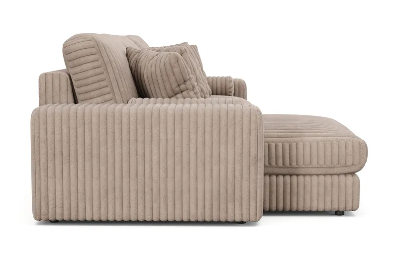 Arken Lyx 5-sits Vändbar L-formad Djup Divansoffa i Manchester - Greige - Products - Möbler - Soffa - Divansoffa & schäslongsoffa