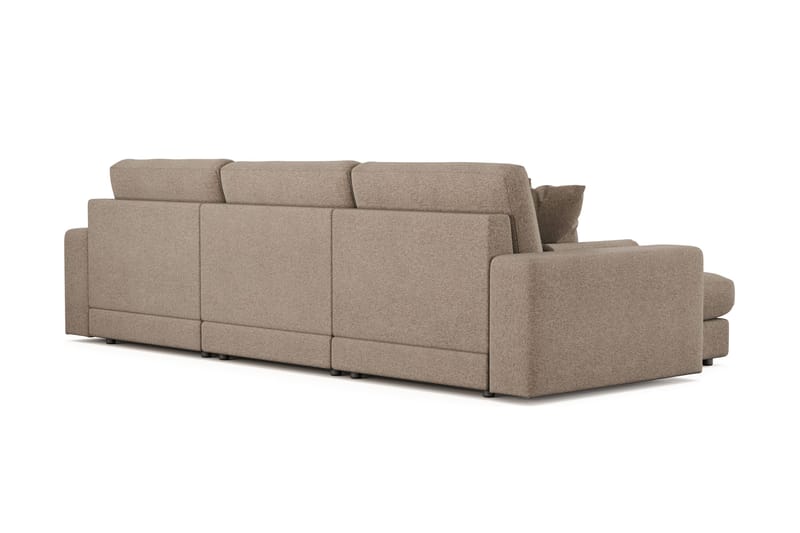 Arken Lyx 5-sits Vändbar L-formad Djup Divansoffa i Tyg - Brun - Products - Möbler - Soffa - Divansoffa & schäslongsoffa