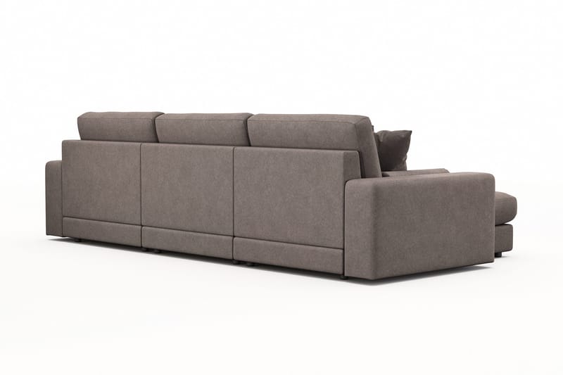Arken Lyx 5-sits Vändbar L-formad Djup Divansoffa i Tyg - Brun - Products - Möbler - Soffa - Divansoffa & schäslongsoffa