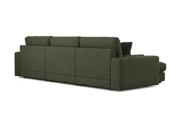 Arken Lyx 5-sits Vändbar L-formad Djup Divansoffa i Tyg - Grön - Products - Möbler - Soffa - Divansoffa & schäslongsoffa