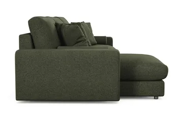 Arken Lyx 5-sits Vändbar L-formad Djup Divansoffa i Tyg - Grön - Products - Möbler - Soffa - Divansoffa & schäslongsoffa
