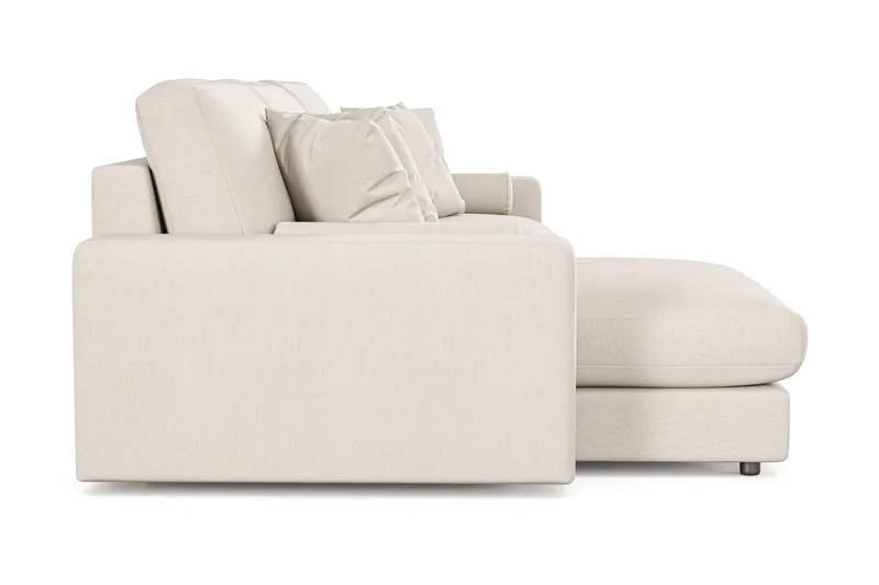 Arken Lyx 5-sits Vändbar L-formad Djup Divansoffa i Tyg - Ljusbeige - Products - Möbler - Soffa - Divansoffa & schäslongsoffa