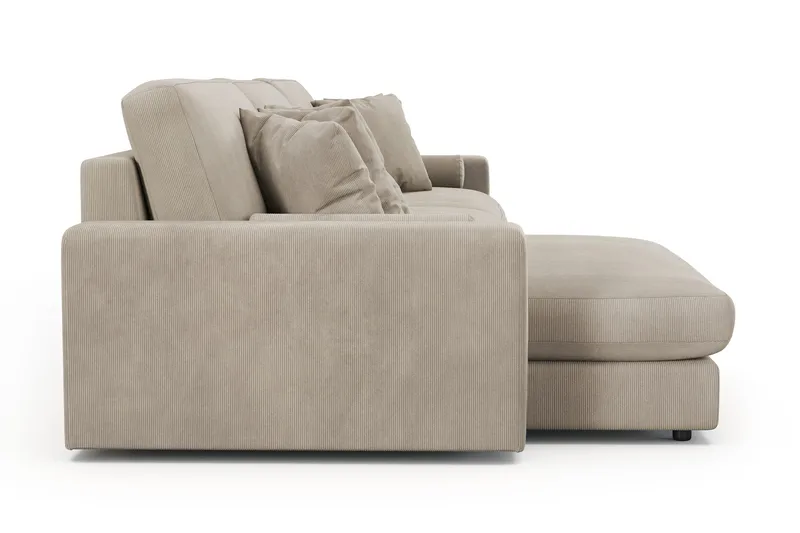 Arken Lyx 6-sits Vändbar L-formad Djup Divansoffa i Manchester - Greige - Products - Möbler - Soffa - Divansoffa & schäslongsoffa