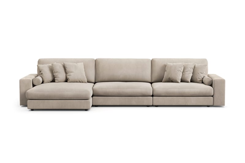 Arken Lyx 6-sits Vändbar L-formad Djup Divansoffa i Manchester - Greige - Products - Möbler - Soffa - Divansoffa & schäslongsoffa