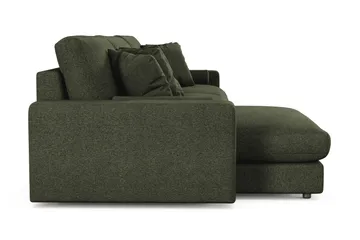 Arken Lyx 6-sits Vändbar L-formad Djup Divansoffa i Tyg - Grön - Products - Möbler - Soffa - Divansoffa & schäslongsoffa