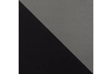 Alvared 4-sits Bäddsoffa med Dubbeldivan med Förvaring - Sammet/Svart/Grå - Products - Möbler - Soffa - Bäddsoffa - U bäddsoffa