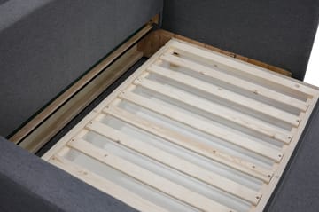 Bäddsoffa 2-sits 139 cm bred - Antracit - Products - Möbler - Soffa - Bäddsoffa - Framåtbäddad bäddsoffa