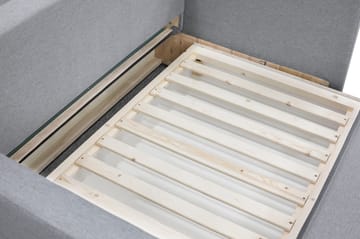 Bäddsoffa 2-sits grå - Grå - Products - Möbler - Soffa - Bäddsoffa - Framåtbäddad bäddsoffa