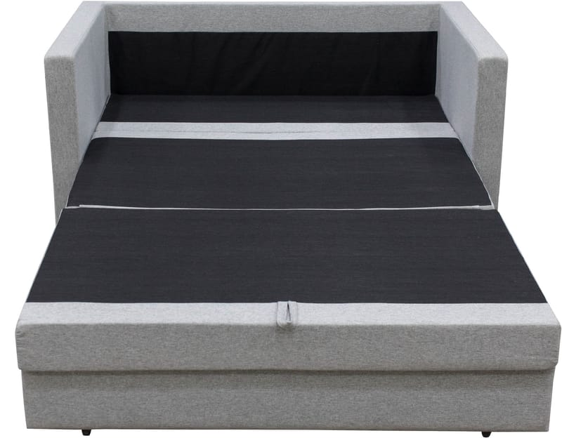 Bäddsoffa 2-sits grå - Grå - Products - Möbler - Soffa - Bäddsoffa - Framåtbäddad bäddsoffa