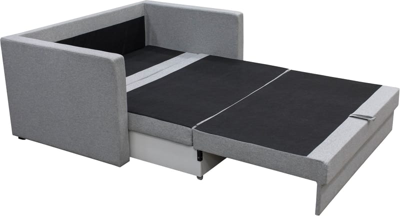 Bäddsoffa 2-sits grå - Grå - Products - Möbler - Soffa - Bäddsoffa - Framåtbäddad bäddsoffa
