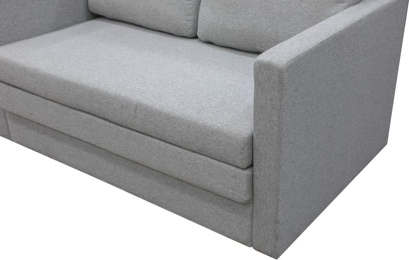 Bäddsoffa 2-sits grå - Grå - Products - Möbler - Soffa - Bäddsoffa - Framåtbäddad bäddsoffa