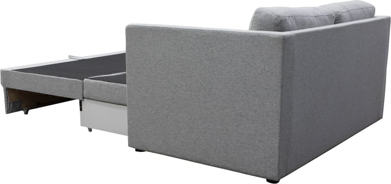 Bäddsoffa 2-sits grå - Grå - Products - Möbler - Soffa - Bäddsoffa - Framåtbäddad bäddsoffa