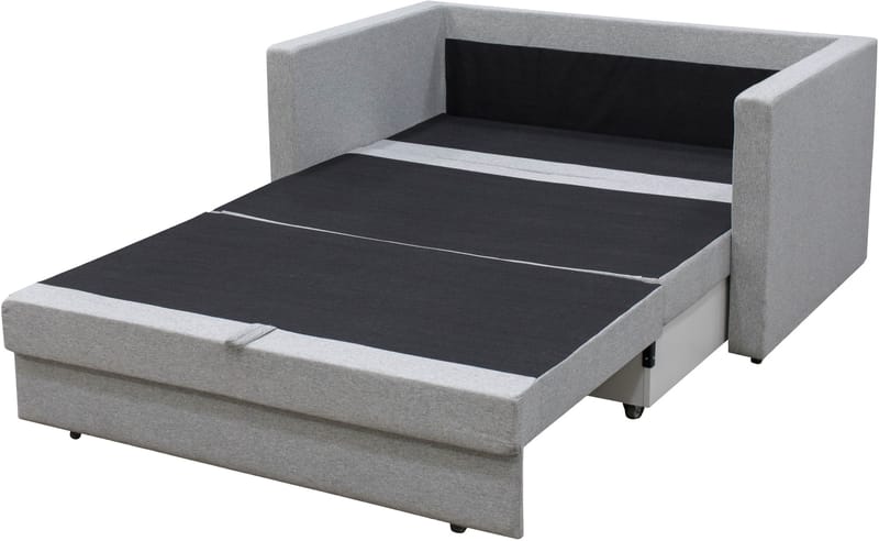 Bäddsoffa 2-sits grå - Grå - Products - Möbler - Soffa - Bäddsoffa - Framåtbäddad bäddsoffa