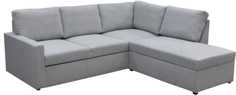 Bäddsoffa med förvaring - Grå - Products - Möbler - Soffa - Bäddsoffa - Hörnbäddsoffa