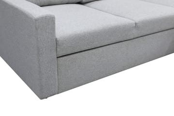 Bäddsoffa med förvaring - Grå - Products - Möbler - Soffa - Bäddsoffa - Hörnbäddsoffa