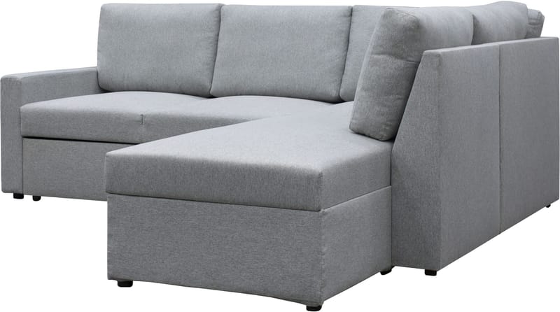 Bäddsoffa med förvaring - Grå - Products - Möbler - Soffa - Bäddsoffa - Hörnbäddsoffa