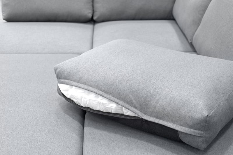 Bäddsoffa med förvaring - Grå - Products - Möbler - Soffa - Bäddsoffa - Hörnbäddsoffa