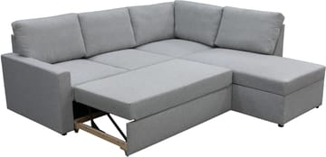 Bäddsoffa med förvaring - Grå - Products - Möbler - Soffa - Bäddsoffa - Hörnbäddsoffa