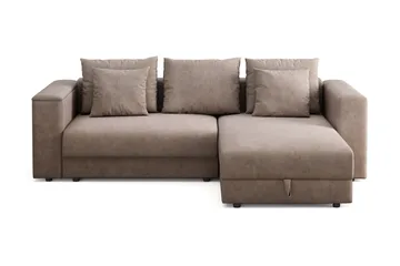 Bergen 3 sits Divan Bäddsoffa med Bäddmadrass i Latex och Tvättbar klädsel
