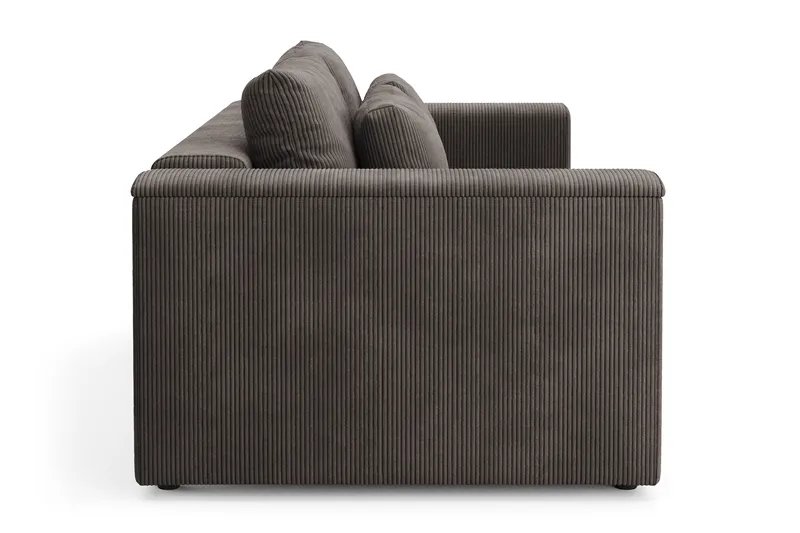Bergen Djup 3-sits Bäddsoffa med förvaring - Brown - Products - Möbler - Soffa - Bäddsoffa - 3 sits bäddsoffa