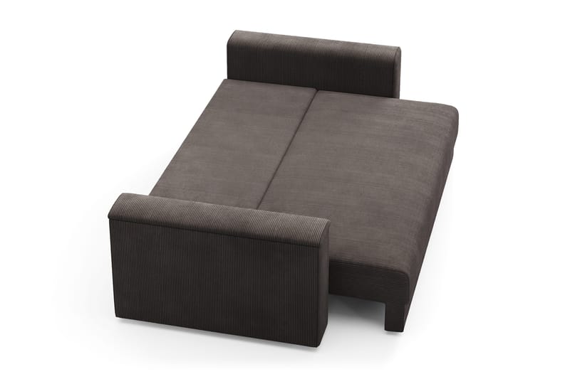 Bergen Extra djup 3-sits Bäddsoffa med Bäddmadrass i Latex och Tvättbar klädsel - Mörkgrå - Products - Möbler - Soffa - Bäddsoffa - 3 sits bäddsoffa