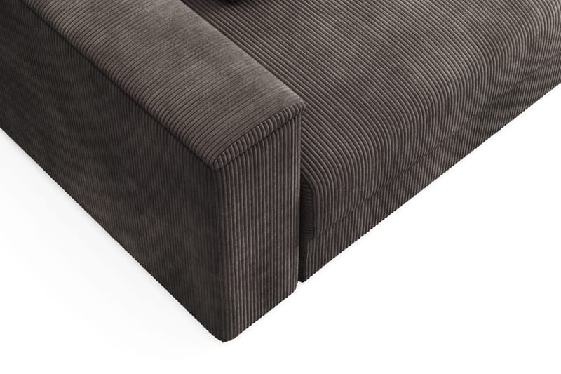 Bergen Extra djup 3-sits Bäddsoffa med Bäddmadrass i Latex och Tvättbar klädsel - Mörkgrå - Products - Möbler - Soffa - Bäddsoffa - 3 sits bäddsoffa