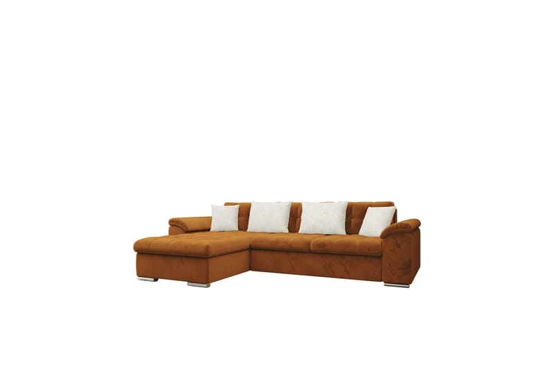 Camior Bäddsoffa med Divan 3-sits, Orange