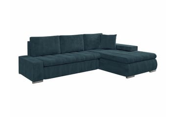Cerys 3-sits Hörnbäddsoffa Dark blue - Products - Möbler - Soffa - Bäddsoffa - Hörnbäddsoffa