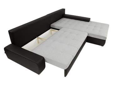 Cerys Bäddsoffa med Divan 4-sits - Grå - Products - Möbler - Soffa - Bäddsoffa - Bäddsoffa divan