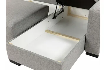 Denegal 3-sits Hörnbäddsoffa - Grön - Products - Möbler - Soffa - Bäddsoffa - Hörnbäddsoffa