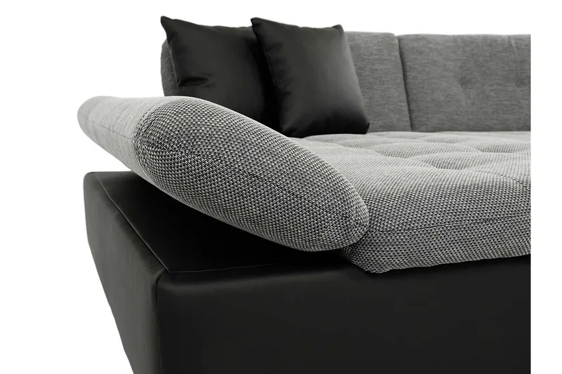 Dewitt 3-sits Bäddsoffa - Röd/Grå/Vit - Products - Möbler - Soffa - Bäddsoffa - U bäddsoffa