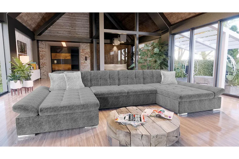 Dewitt Bäddsoffa m. Divan och Schäslong - Products - Möbler - Soffa - Bäddsoffa - Bäddsoffa divan