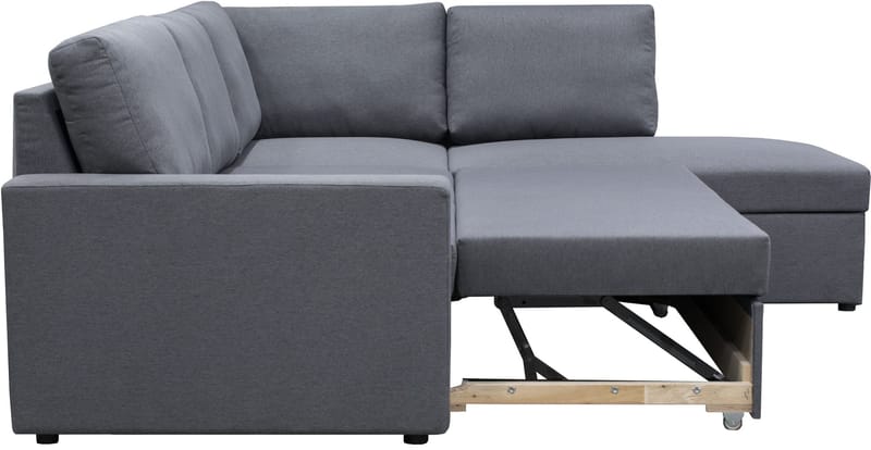 Dream hörnsoffa med bäddfunktion och förvaring - Mörkgrå - Mörkgrå - Products - Möbler - Soffa - Bäddsoffa - Hörnbäddsoffa