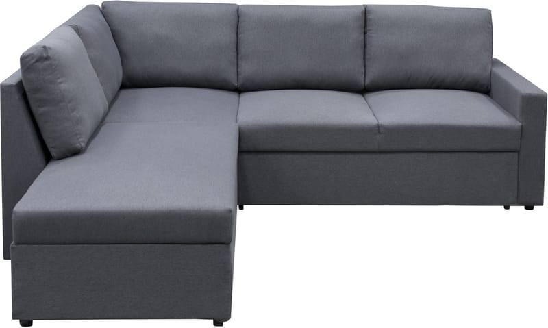Dream hörnsoffa med bäddfunktion och förvaring - Mörkgrå - Mörkgrå - Products - Möbler - Soffa - Bäddsoffa - Hörnbäddsoffa