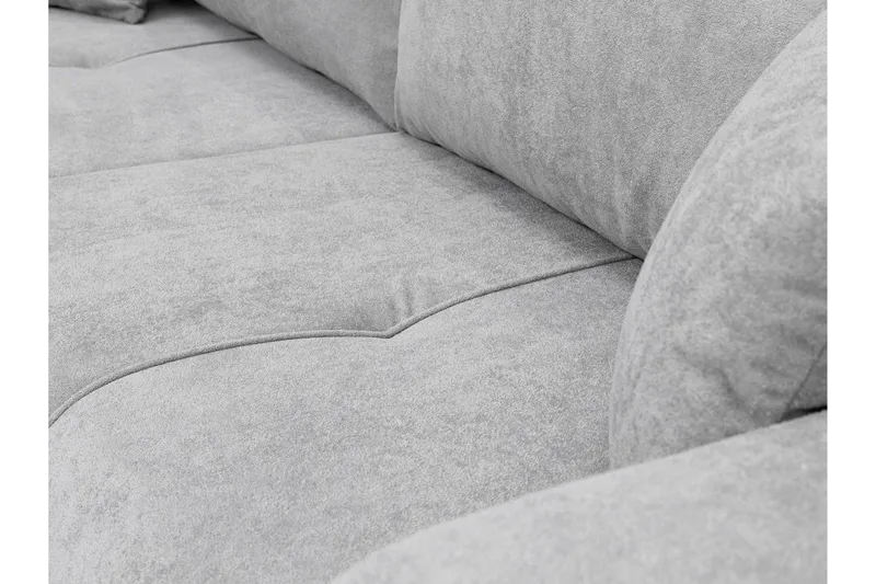 Flo Bäddsoffa 3-sits i Plysch - Beige - Products - Möbler - Soffa - Bäddsoffa - 3 sits bäddsoffa